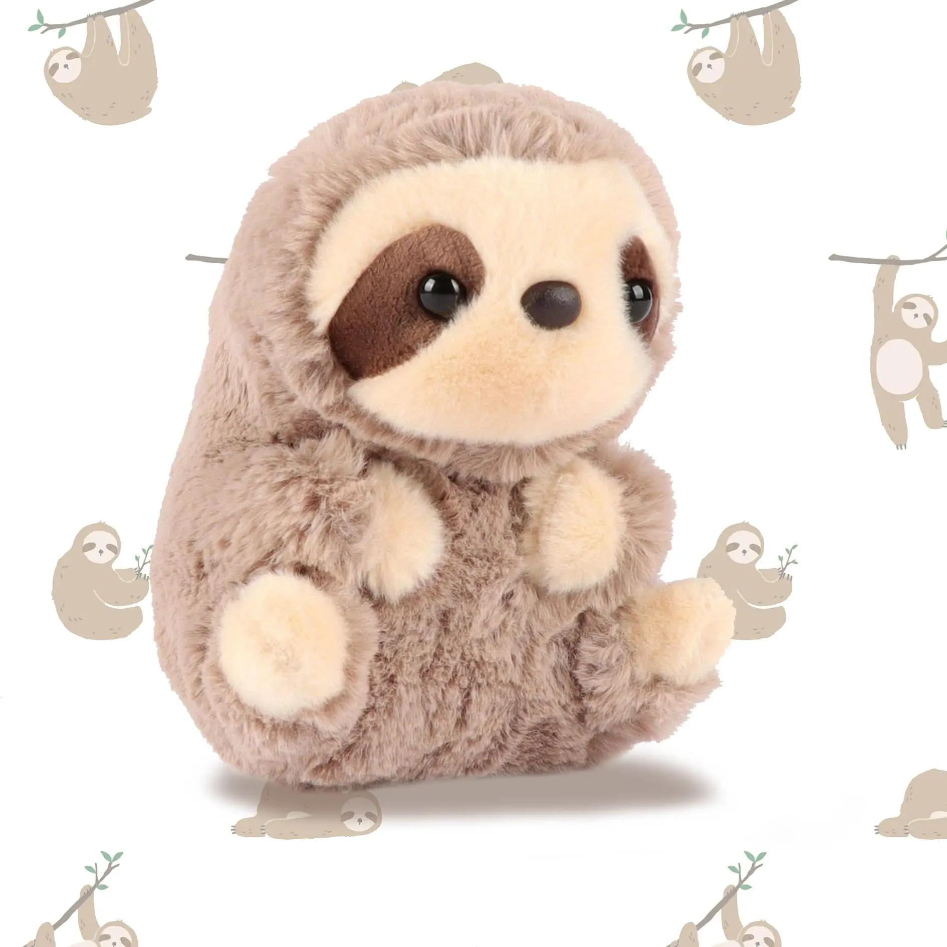 Cute Plush Sloth Toy, 1 Count Pocket Cute Easy To Carry Plush Toy, Small Gifts for Friends, Home Decoration, Create A Warm Atmosphere, Soft Huggable Stuffed Animal, Soft Adorable Stuffed, Cuddly Stuffed Animal, Soft Stuffed Animals