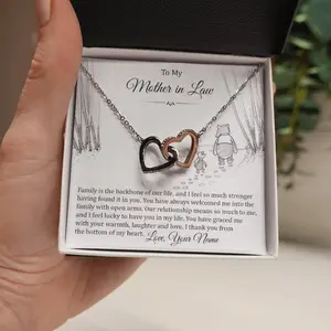 To My Mother In Law - Winnie The Pooh Gift - Mother-In-Law Winnie The Poo Necklace Gift - Jewelry Gift To My Mother-In-Law
