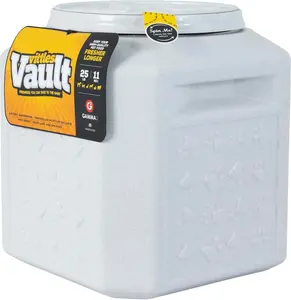 Gamma2 Vittles Vault Pet Food Storage Containers - Sealed Dog and Cat Food Storage Container, Fits up to 25Lbs, Made in the USA - [12"L X 13.75"H] Gamma2