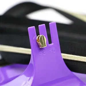 1PC Suitable for purple zipper clamp tools and button accessories for sizes # 3 and # 5, as well as button fasteners and zipper accessories - durable sewing accessories for safe fixation