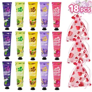 18 Pack Hand Cream Set,Moisturizing Dry Skin Formula,,Bulk Hand Lotion Travel Size for Dry Cracked Hands,Mothers Day Gifts for Mom, Teacher Appreciation Gifts.