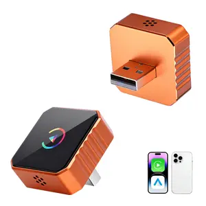 2026 New Wireless CarPlay & Android Auto Adapter - iPhone & Android Compatible with Fast No-Delay Link, Hands-Free Calling, Plug & Play, Fast Auto-Reconnect