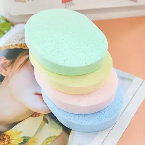 4pcs Exfoliating Facial Cleansing Sponge for Soft, Smooth Skin - Gentle and Effective Puff, Facial Cleansing Pads
