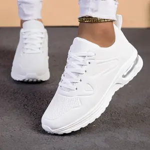 Women's Fashion Cushion Running Shoes - Shock Absorbing Breathable Lace-up Sneakers with Ergonomic Design, Women's Casual Sports Shoes, Non-Durable Wear-resistant Structure, Women's Fashion Low-top All-season Outdoor Walking Shoes, Cushion Shoes.