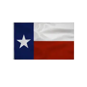3x5 Ft Texas State Flag, Outdoor and Indoor Texas Flag, Quality Polyester with Vivid Color Double Stitched Edges, Decorative Brass Grommets