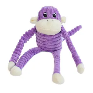 ZippyPaws Spencer the Crinkle Monkey - Small Purple