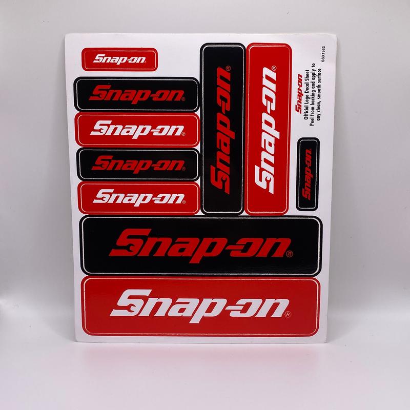 Snap-on tools logo sheet stickers new 10 pieces - TikTok Shop