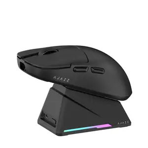 AJAZZ AJ159 P MC PRO wireless game mouse magnetic suction charging bottom high-order lightweight 57g office mouse PAW3311 sensor dual 1KHz e-sports game mouse DPI24000 the third mock examination support multi system suitable for games and office