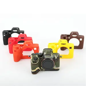 Soft Silicone Armor Camera Body Case For Sony A7R5 A7R4 A7M4 A7R3 A7R2 A7S2 A72 ZVE10 ZV1F ZV1F M2 Protective Rubber Cover