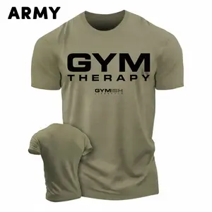 Gymish Lifestyle Gym Therapy Workout Shirts for Men, Lifting T-Shirt for Gym Workout