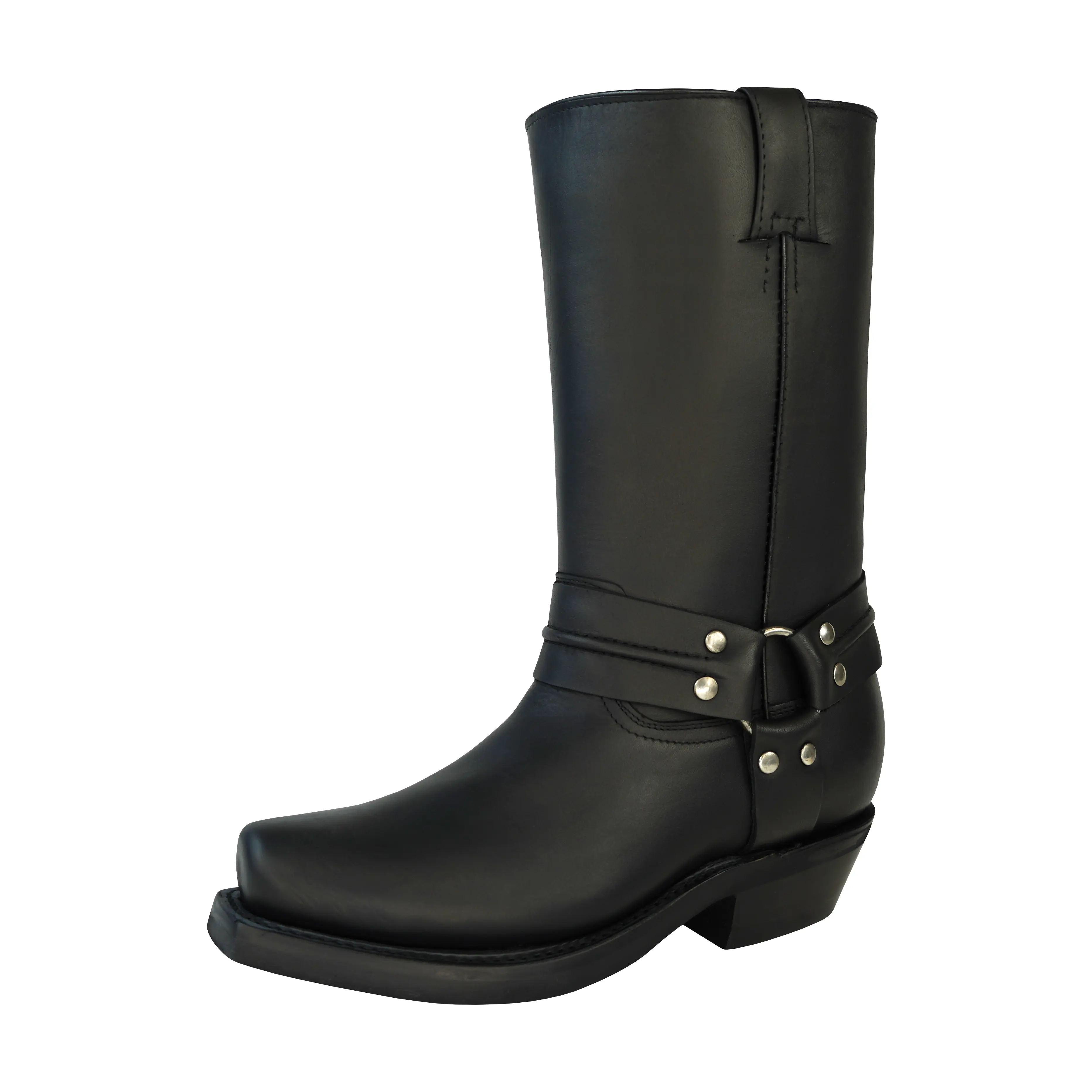 Men's Biker Western Cowboy Style Cowboy Boot Genuine Leather