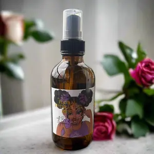 PALZSKIIN FLORAL Rose Water Hydrating Facial Mist with Hyaluronic Acid & Niacinamide for Sensitive Skin - Gentle Moisturizer with Lavender Hydrosol - 6oz