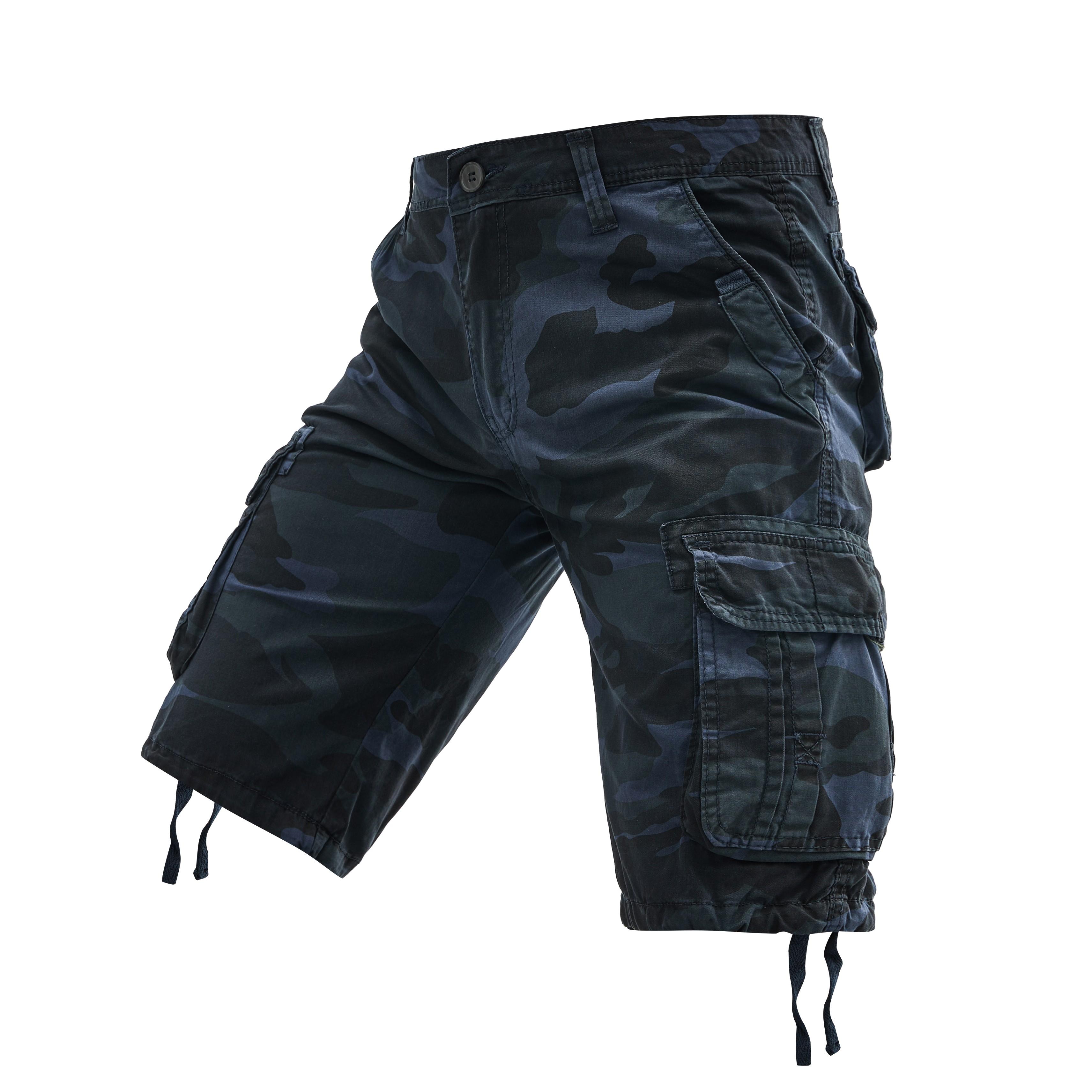 Men's Camo Cargo Shorts Multi-Pocket Lightweight Wear-Resistant Fashion Work for Hiking Camping Climbing Working Daily Casual Streetwear Durable Flexible Comfortable