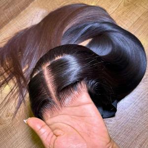 Straight Glueless Wigs Human Hair Ready To Wear Pre Plucked 6x4 HD Lace Closure Wig For Women 200% 13x6 HD Lace Frontal Wig