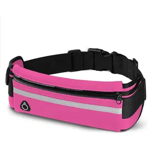 Running Belt for Women and Men, Money Belt and Running Fanny Pack, Hiking Fanny Pack, Holder for Cell Phone, Money, and Keys, Adjustable Belt Pouch fits Most Phone and Waist Sizes