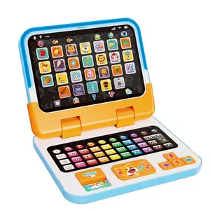 Mini Learning Laptop Toy, Educational Electronic Toy with Letters Numbers Music, Portable Early Education Gift for Kids over 3 Years