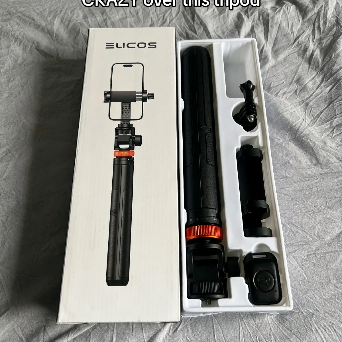 62" Phone Tripod for iPhone/Android & Selfie Stick with Remote, Upgraded Stand, Compatible with iPhone 16/15/14/13, Travel-Friendly & Stable