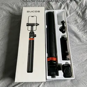 62" Phone Tripod for iPhone/Android & Selfie Stick with Remote, Upgraded Stand, Compatible with iPhone 16/15/14/13, Travel-Friendly & Stable