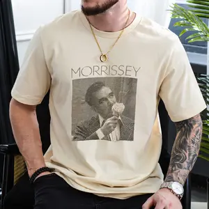 Reprinted 2005 Morrissey Yammy The Smiths Baby Blue Shirt