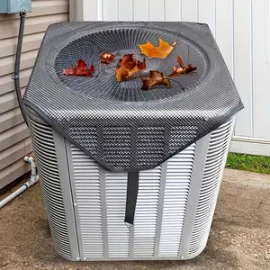Central Air Conditioner Covers for Outside 28''x 28'' Mesh AC Dust Covers for Outside Unit Breathable AC Conditioning Condenser Compressor Cover Top Universal Defener for All Season