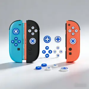 Arqvalora Dopamine Joystick Hat + Silicone Button Set, Complete Kit for Enhanced Gaming Experience, Durable and Comfortable Design