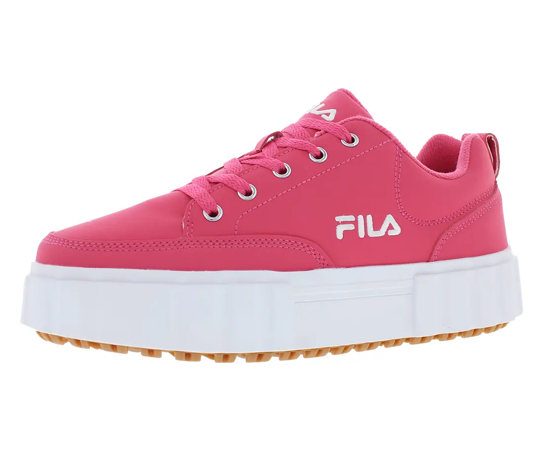 FILA Women's Sandblast Low-Top Platform Sneaker, Chunky Sole Athletic Sports Shoes for Casual and Training Wear, Footwear, Closed, Walking Shoes, Running