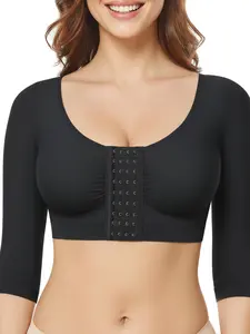 Women's Post-Op Arm Shaping Sleeve, Front Buckle Bra Style, 1 Piece Set, Compression Garment for Recovery, Comfortable & Supportive Design