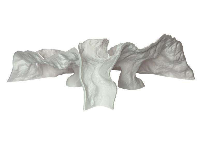 Aquarium Cave Hideout Desert Bluff | Layered Sand Fish Tank Cave | Natural Aquascape Decor