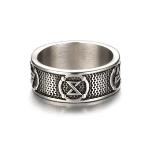 GTHIC Witcher Ring - Stainless Steel Element Signs Jewelry for Men & Women, Mother’s Day Gift