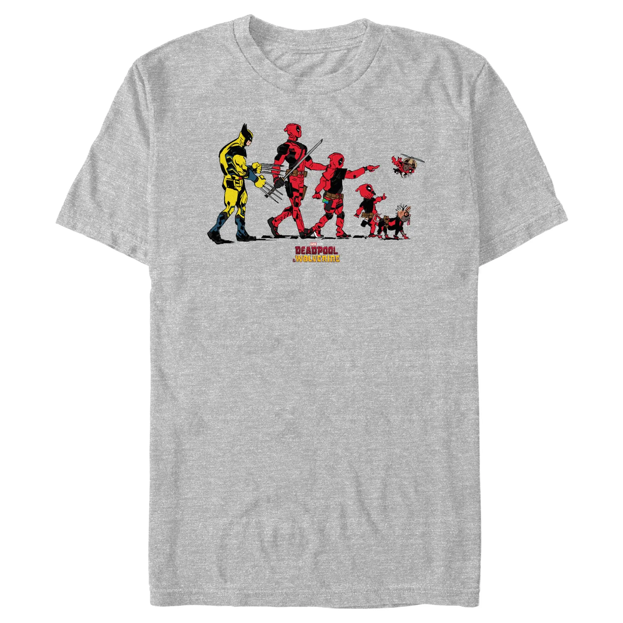 Men's Marvel: Deadpool & Wolverine Evolution T-Shirt