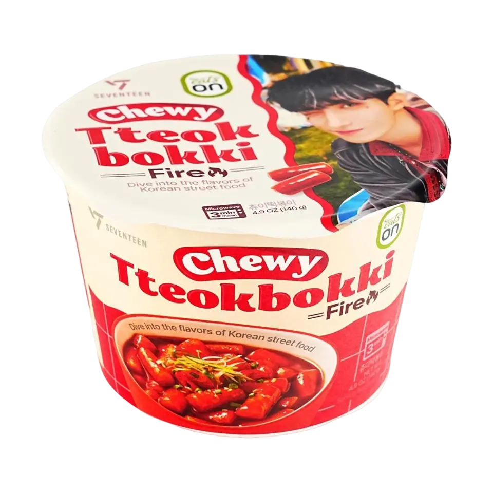 SEVENTEEN x EATS ON Korean Tteokbokki - Cheese Rose & Fire Spicy
