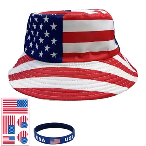 World Cup Fan Gear - Bucket Hat, Silicone Wristband & Temporary Tattoos for Argentina, Brazil, USA, Mexico, England Fans | Soccer Party, Stadium Cheering, Sports Accessories