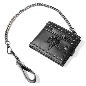 BCC Goat Bifold Chain Wallet