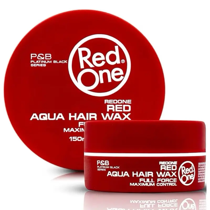 Hair Wax Red 150ml Ultra Hold Maximum Control High Shine Styling Wax for Men Women Edge Control Non Sticky Finish Strawberry Scent Professional Barber Hair Gel Haircare