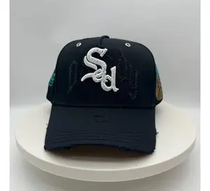 Dandy Hats X Sad Boyz Black White One Size Baseball Cap
