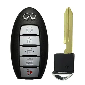 5B Smart Key Fob for 2016-2020 Infiniti, with Trunk Function, Remote Start, FCC# KR5S180144014 - 285E3-4HK0A, Car Interior Accessory, Accessories for Car