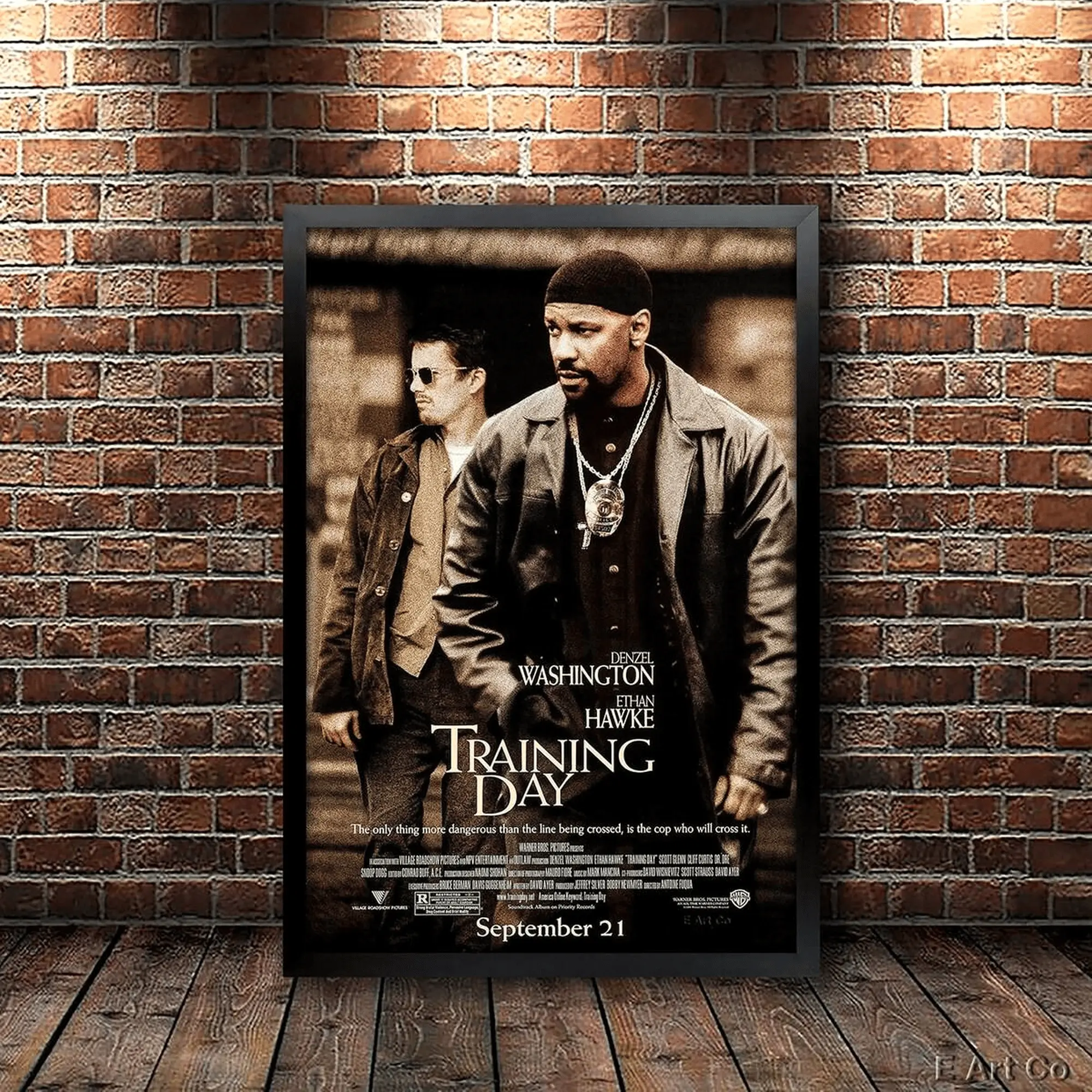 Training Day Movie Poster Training Day Movie Poster