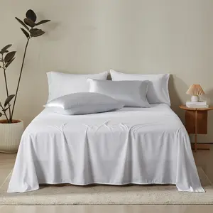 【Buy 4 Get 2 Free】Nestcore 6 Piece Bedding Set – Soft Cooling Microfiber Sheets with 2 Bonus Silky Satin Pillowcases, Breathable, Wrinkle Resistant, All-Season Comfort