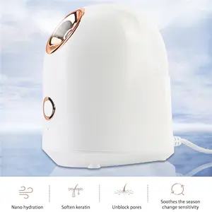 Facial Steamer - Professional Nano Ionic Face Steamer for Facial Deep Cleaning, Warm Mist Humidifier for Home Spa, Unclogs Pores Sinusv