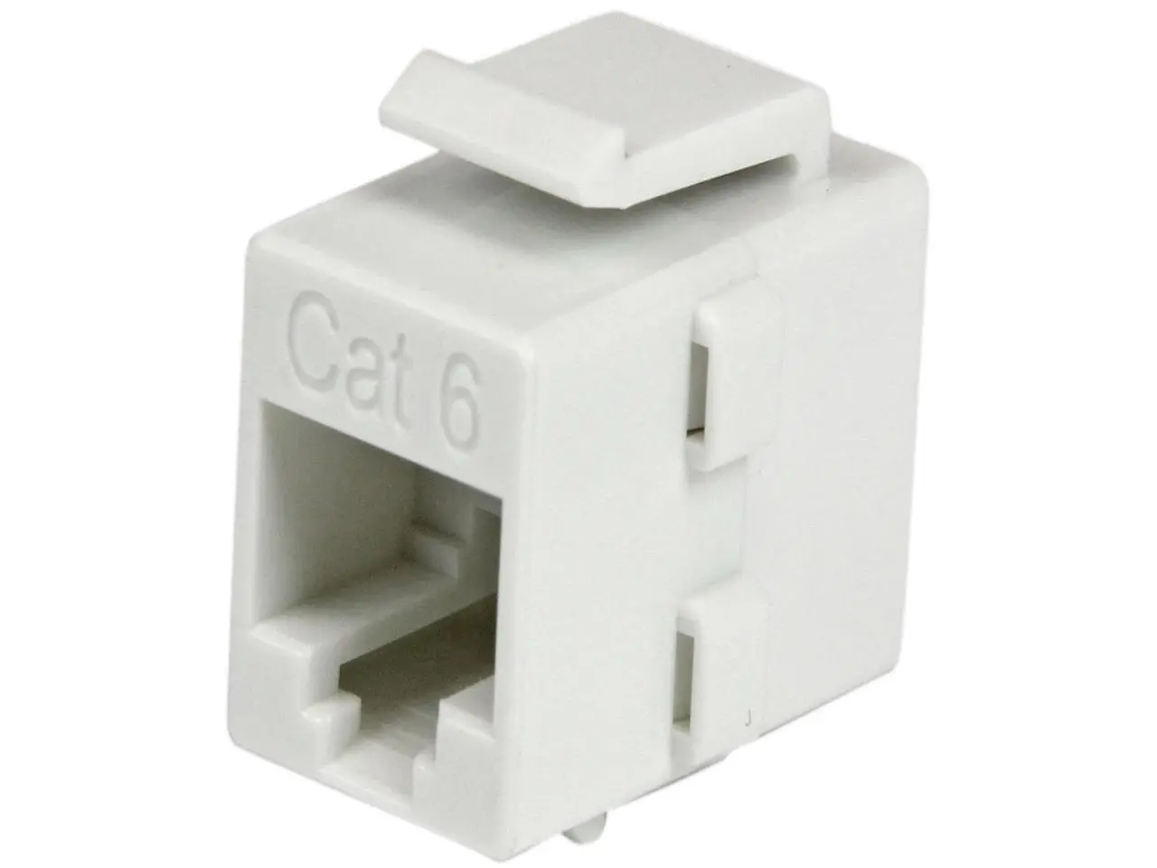 StarTech.com White Cat 6 RJ45 Keystone Jack Network Coupler - F/F StarTech.com White Cat 6 RJ45 Keystone Jack Network Coupler - F/F
