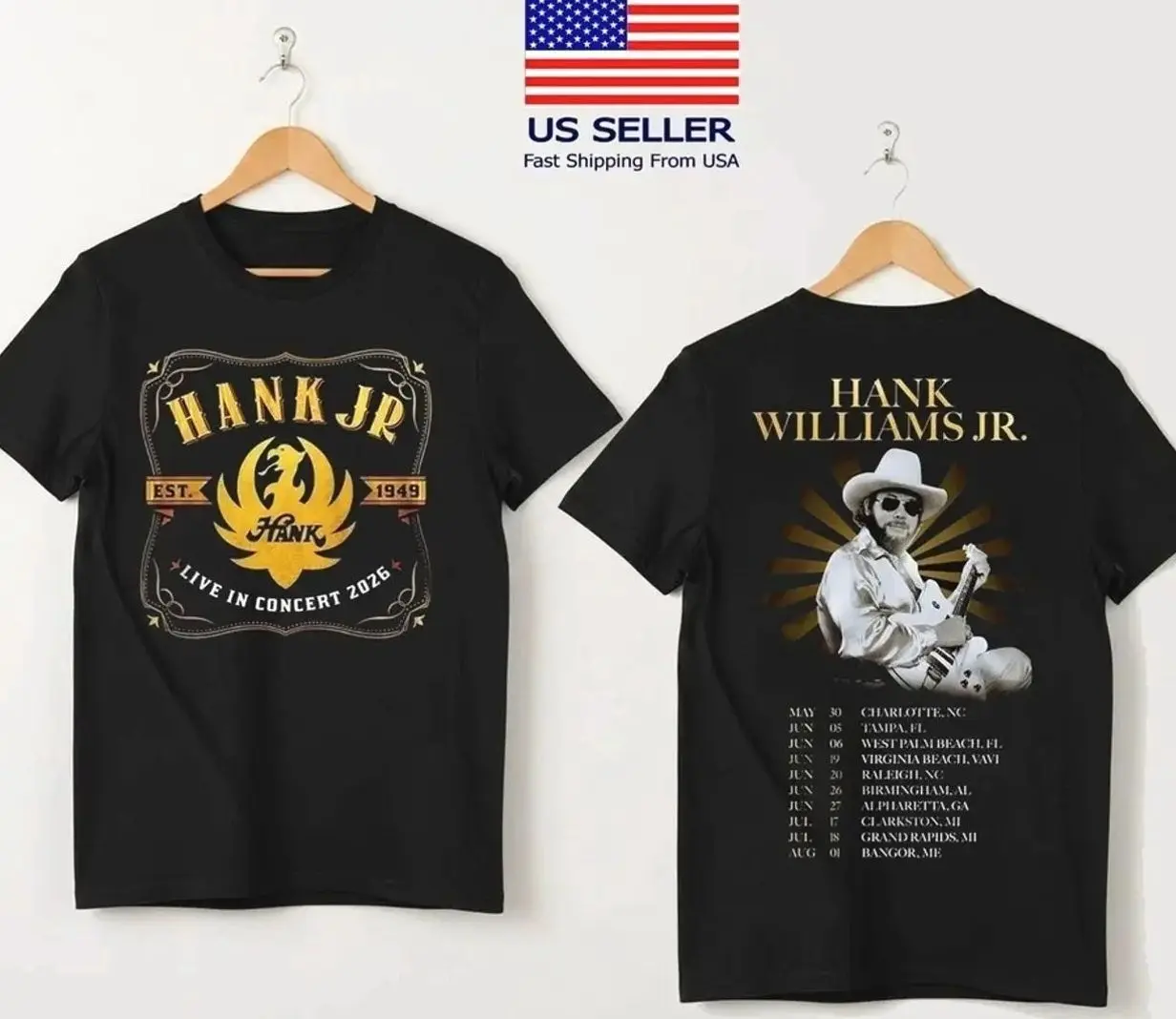 Unisex FAST SHIP | Country Music Tour 2026 Graphic T-Shirt, Vintage Southern Concert Tee, Unisex Western Shirt HT4