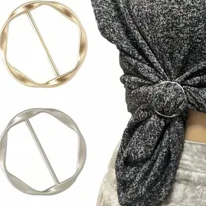 Circle Brand Gold and Silver T-Shirt Tie