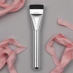 Flat Foundation Brush, Makeup Brush Spatula Facial Brush for Liquid Foundation, Premium Face Makeup Brush for Blending Cream