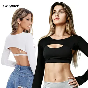 Women’s Seamless Workout Shrug – Cropped Sports Bolero Top, Breathable Lightweight Stretch Gym Crop Shirt for Yoga, Pilates, Running, Fitness & Casual Outfits
