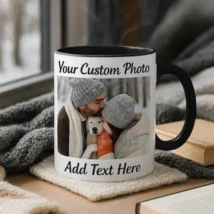 Custom Mug Personalized Photo & Text Coffee Mug Add your Logo Photo Mug with Personalized Image and text Ceramic 11oz Mug Customized Gift