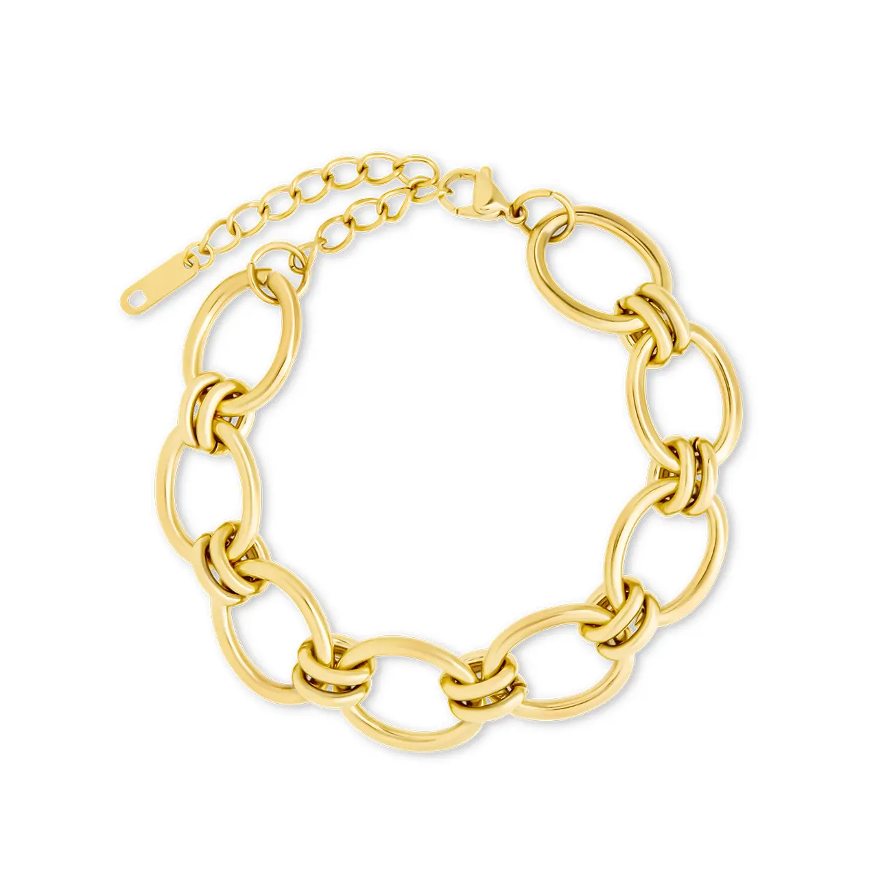 Celia Oval Chain Link Bracelet