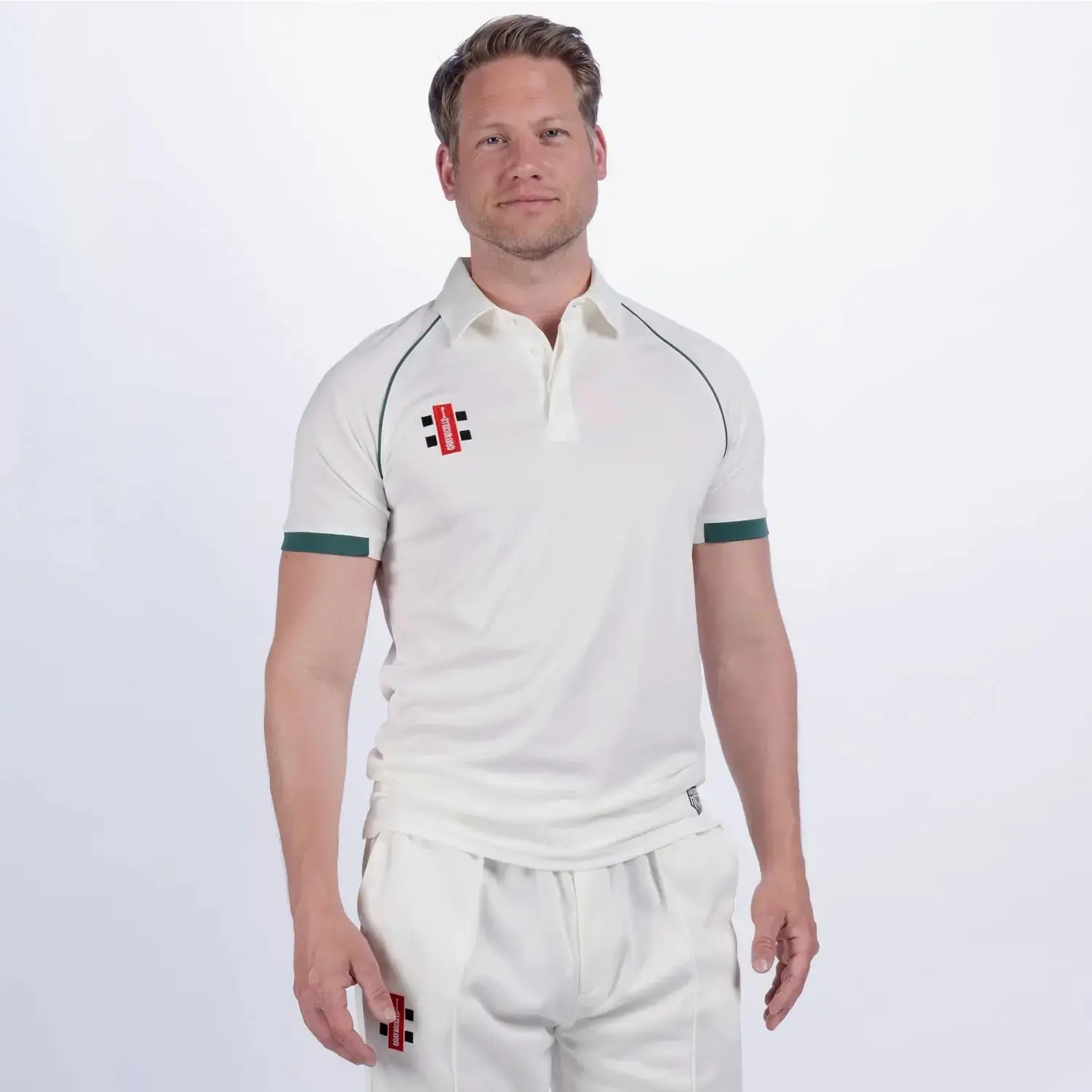 Gray Nicolls Matrix V2 Short Sleeves Shirt- Ivory