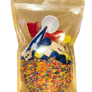 ABC sensory play Colored Rice Play Kit - Engaging ABC Sensory Activity for Kids
