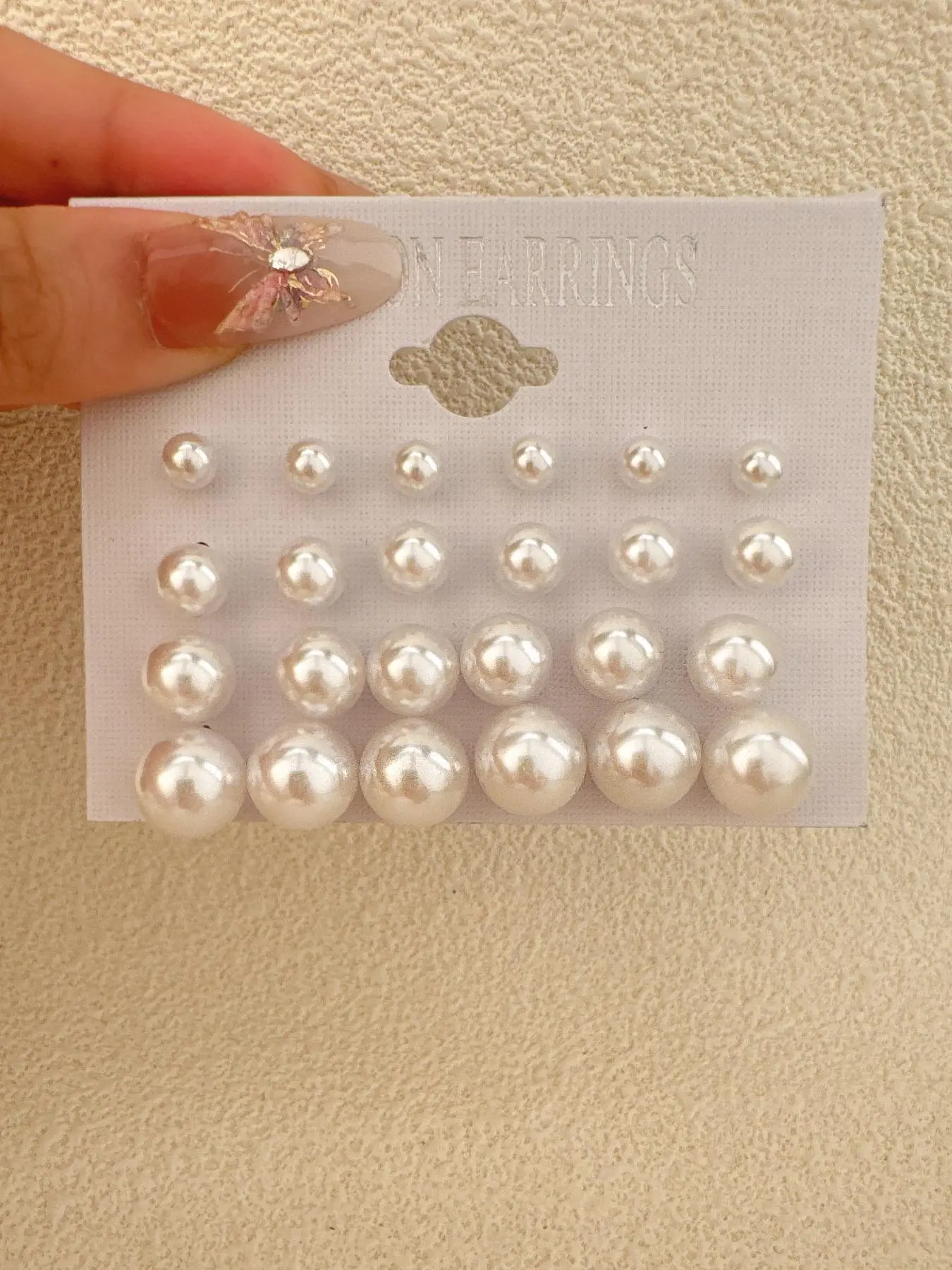 Women's Cute Faux Pearl Decor Stud Earrings, Elegant Minimalist Stud Earrings for Women & Girls, Trendy All-match & Exquisite Jewelry for Birthday Gift, Ear Studs, Earrings Set, Stud Earring Sets
