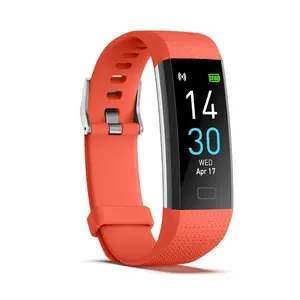 S5 Fitness Tracker, Body Temperature & Blood Pressure Monitor, Heart Rate & Step Counter, Sports Smart Wristband type-c fast-charging cable mode activity tracker wearable device